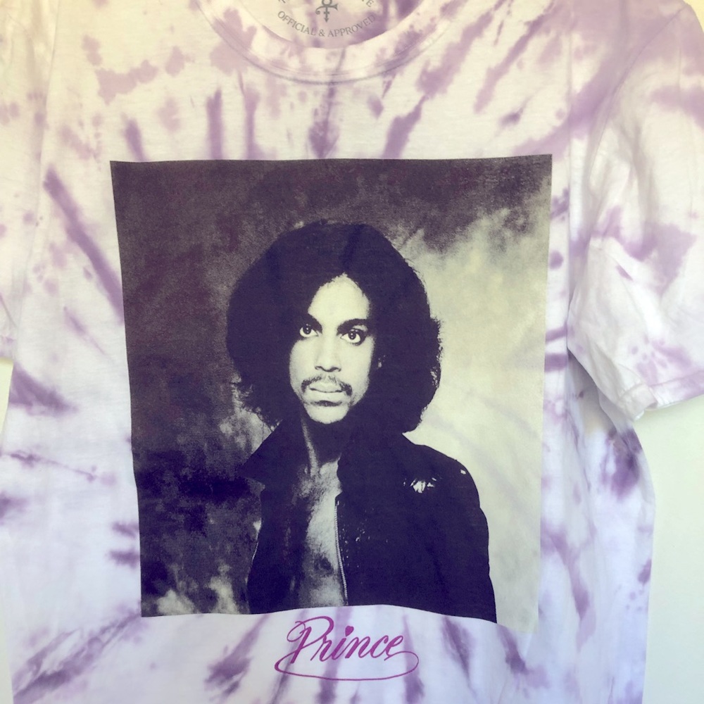 Prince Purple Rain Tie Dye T Shirt - Picture 2 of 4